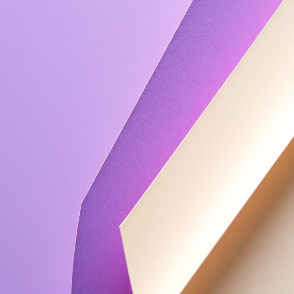 Violet and cream paper layers
