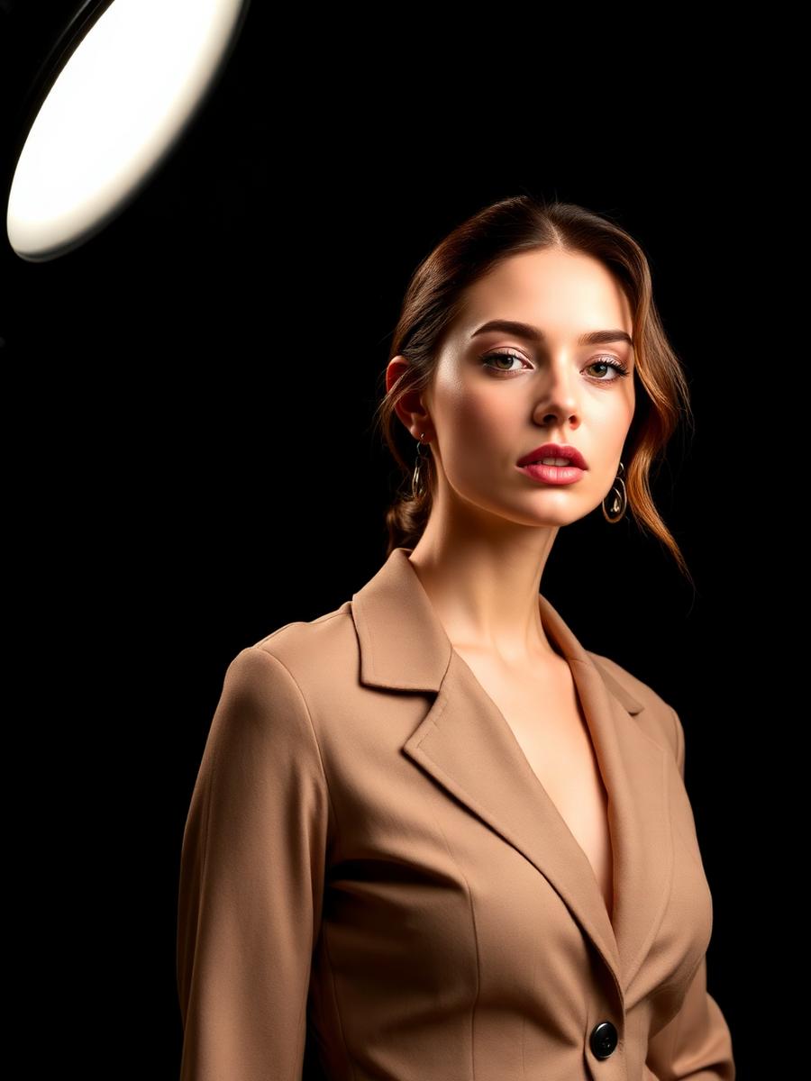 Lookbook portrait from a brand campaign